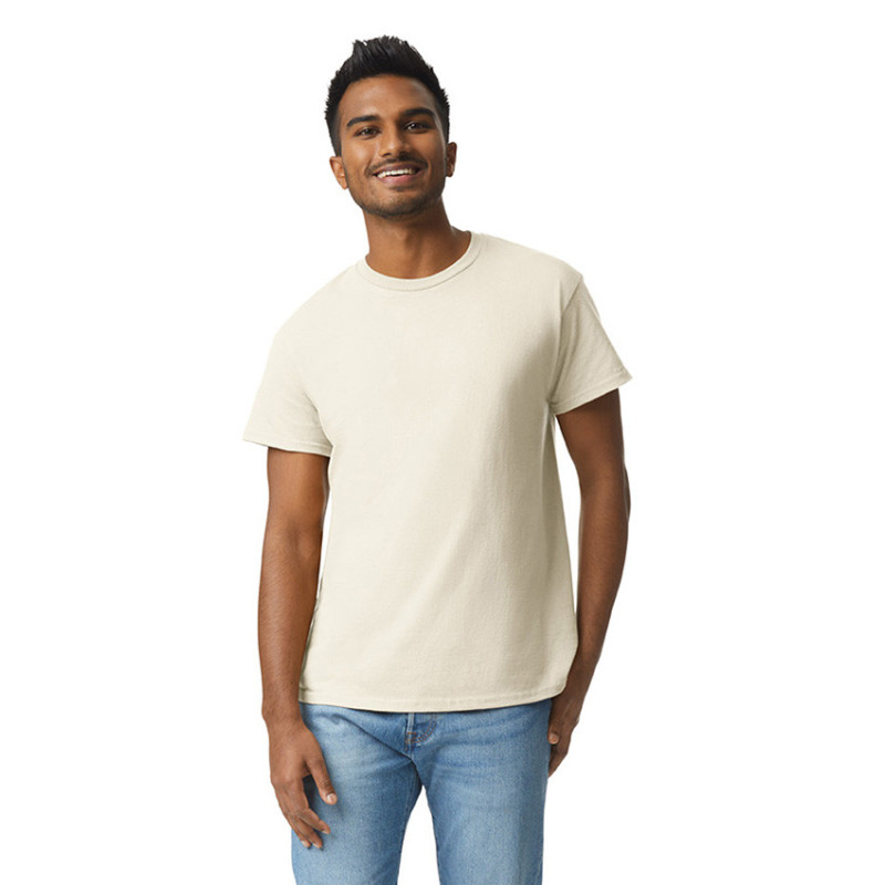 Gildan T-shirt Ultra Cotton SS unisex GIL2000 7527 Naturel L