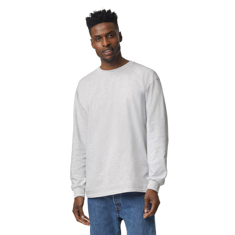Gildan T-shirt Ultra Cotton LS unisex GIL2400 CG3 Ash L