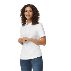 Gildan Polo Softstyle Double Pique SS for her GIL64800L 000 White M