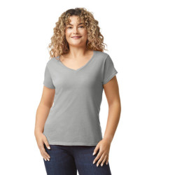 Gildan T-shirt V-Neck SoftStyle SS for her GIL64V00L CG7 Sport Grey L