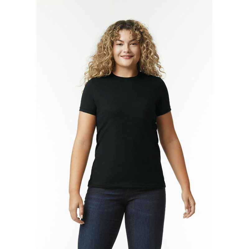 Gildan T-shirt SoftStyle CVC for her GIL67000L 3G9 Pitch Black L
