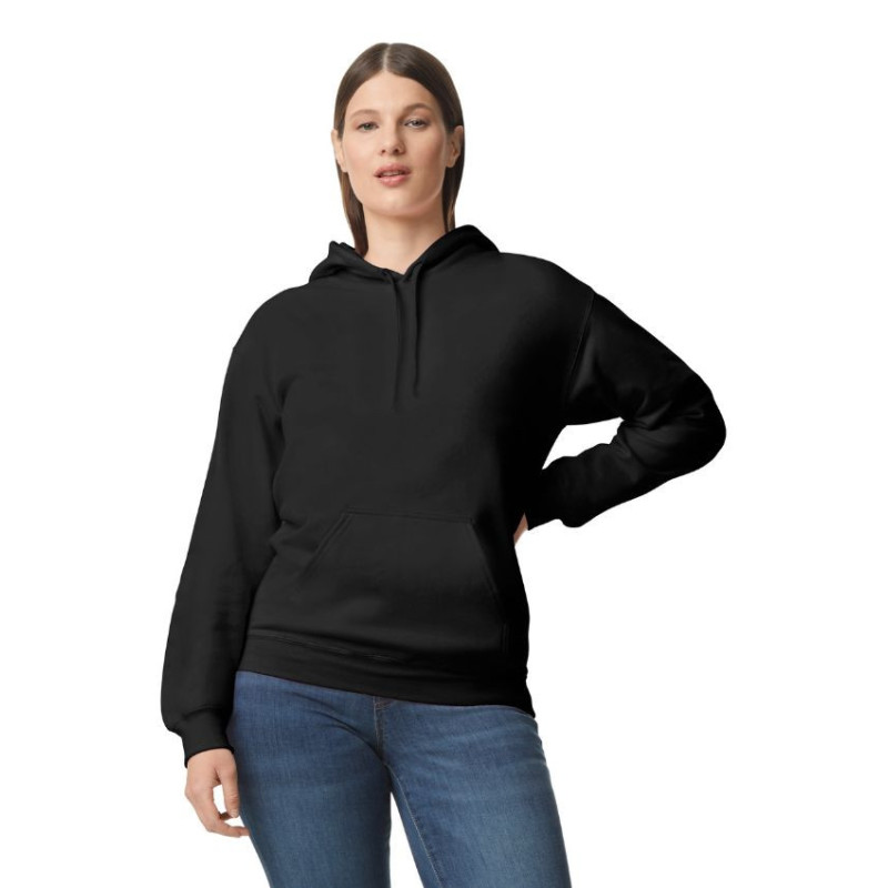 Gildan Sweater Hooded Softstyle unisex GILSF500 36 Black L