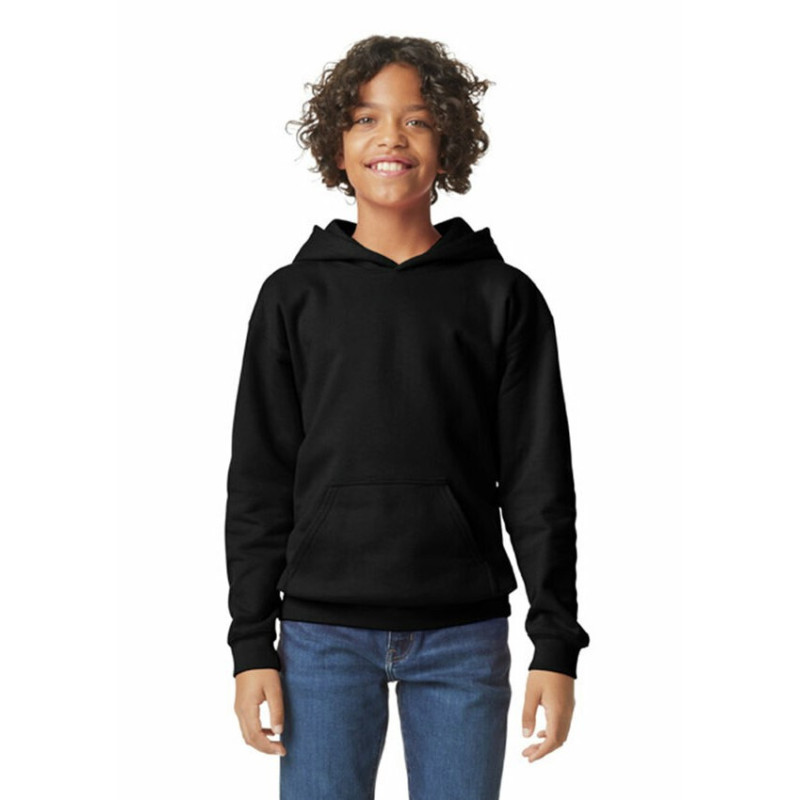 Gildan Sweater Hooded Softstyle for kids GILSF500B 36 Black S