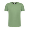 L&S T-shirt Crewneck cot/elast SS for him LEM1269 Army Green L