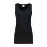 L&S Tanktop cot/elast for her LEM1270 Black L