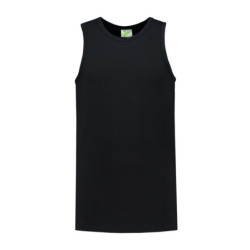 L&S Tanktop cot/elast for him LEM1275 Black L