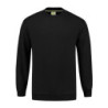 L&S Sweater Set-in Crewneck LEM3200 Black L