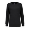 L&S Heavy Sweater Raglan Crewneck for her LEM3227 Black L