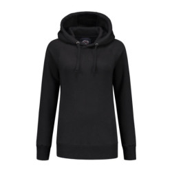 L&S Heavy Sweater Hooded Raglan for her LEM3232 Black L