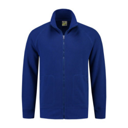 L&S Sweater Cardigan unisex LEM3236 Royal Blue 3XL