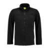 L&S Polar Fleece Cardigan for him LEM3355 Black M