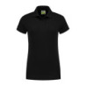 L&S Polo Basic Mix SS for her LEM3502 Black L