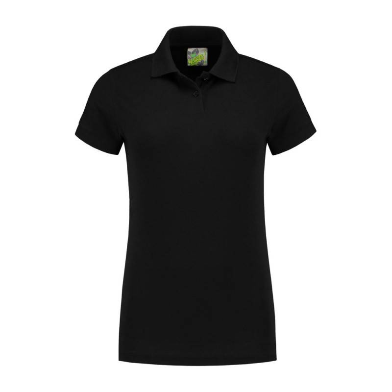 L&S Polo Basic Mix SS for her LEM3502 Black M