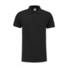 L&S Polo Fit Heavy Mix SS LEM3511 Black L