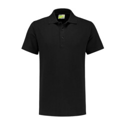 L&S Polo Basic SS for him LEM3540 Black L