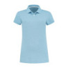 L&S Polo Heather Mix SS for her LEM3550 Heather Light Blue 2XL