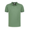 L&S Polo Basic Cot/Elast SS for him LEM3572 Army Green L