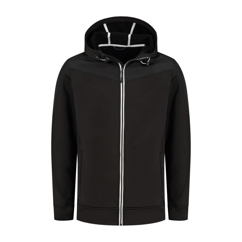 L&S Jacket Hooded unisex LEM3610 Black L