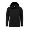 L&S Jacket Hooded Softshell for him LEM3629 Black 3XL