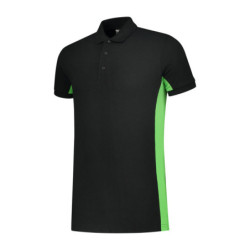 L&S Polo Workwear SS LEM4600 Black/LM M