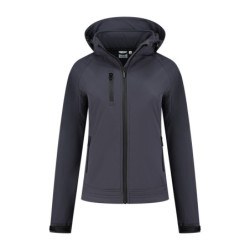 L&S Softshell Jacket Everywear for her LEM4827 Dark Grey L