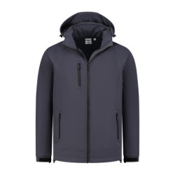 L&S Softshell Jacket Everywear for him LEM4829 Dark Grey XL